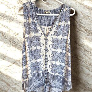 Lucky Brand Boho Sleeveless Blouse